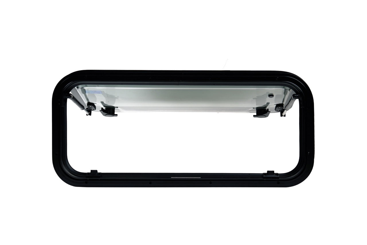 Glass & Acrylic Dual Pane Camper Windows 700x300mm (27.56"x11.81")