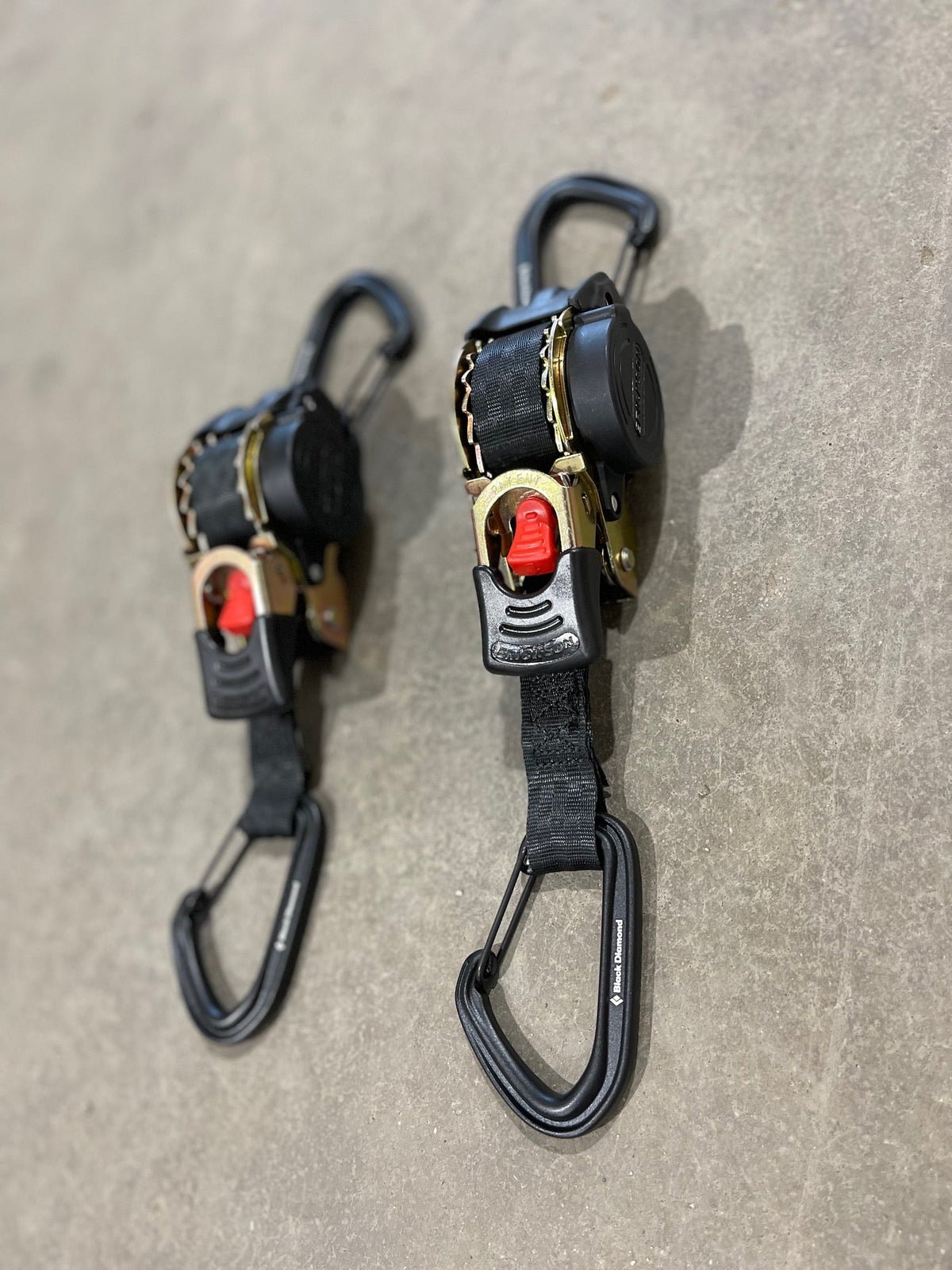 BACKLAND - Tie-Down Ratchet Strap with Carabiners (sold individually)