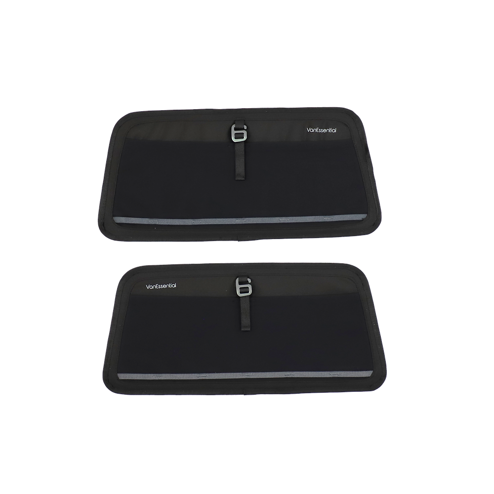 MERCEDES-BENZ SPRINTER UPPER REAR DOOR STORAGE PANELS (PAIR)