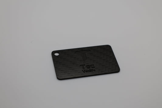 Carbon Fiber Key Chain 1"x2"