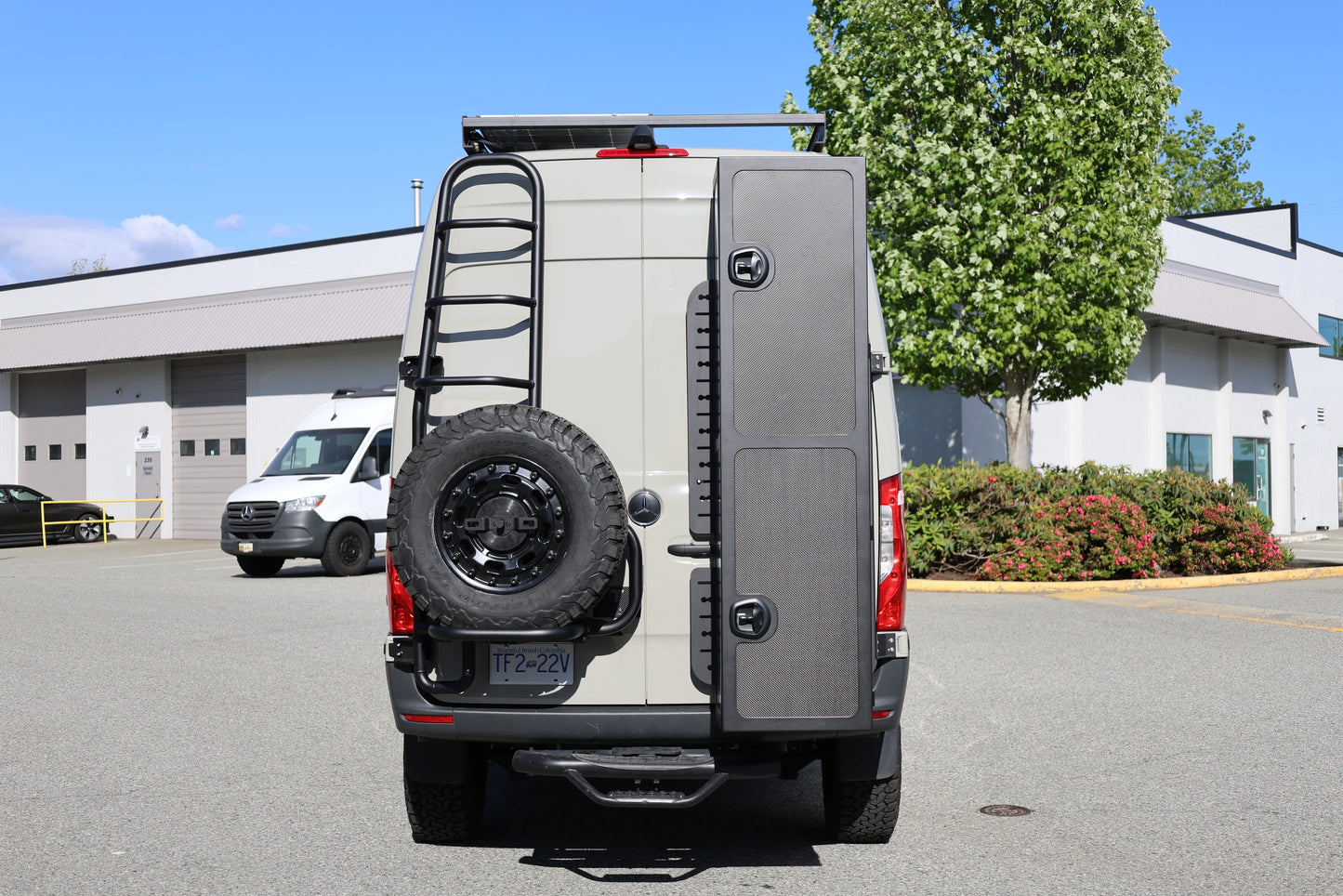 Sprinter two-in-one tire ladder carrier - Gen 2