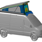 Sprinter Carbon Fiber Roof-Top Tent System