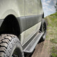 APEX - Side Steps - 144 - Drop Down - Shorter Driver Side - Aluminum