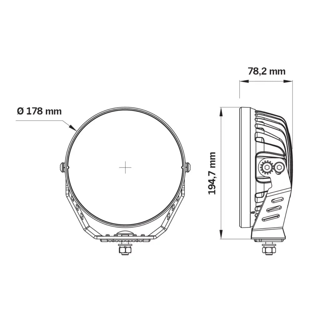 7″ ROUND SIBERIA BUSH RANGER E-MARKED