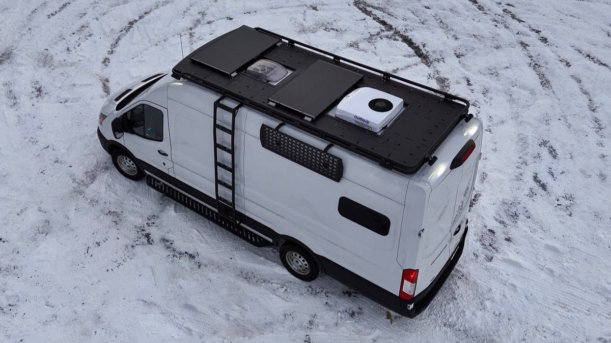 IBEX: Side Ladder - Transit Van High Roof - 14" - Aluminum
