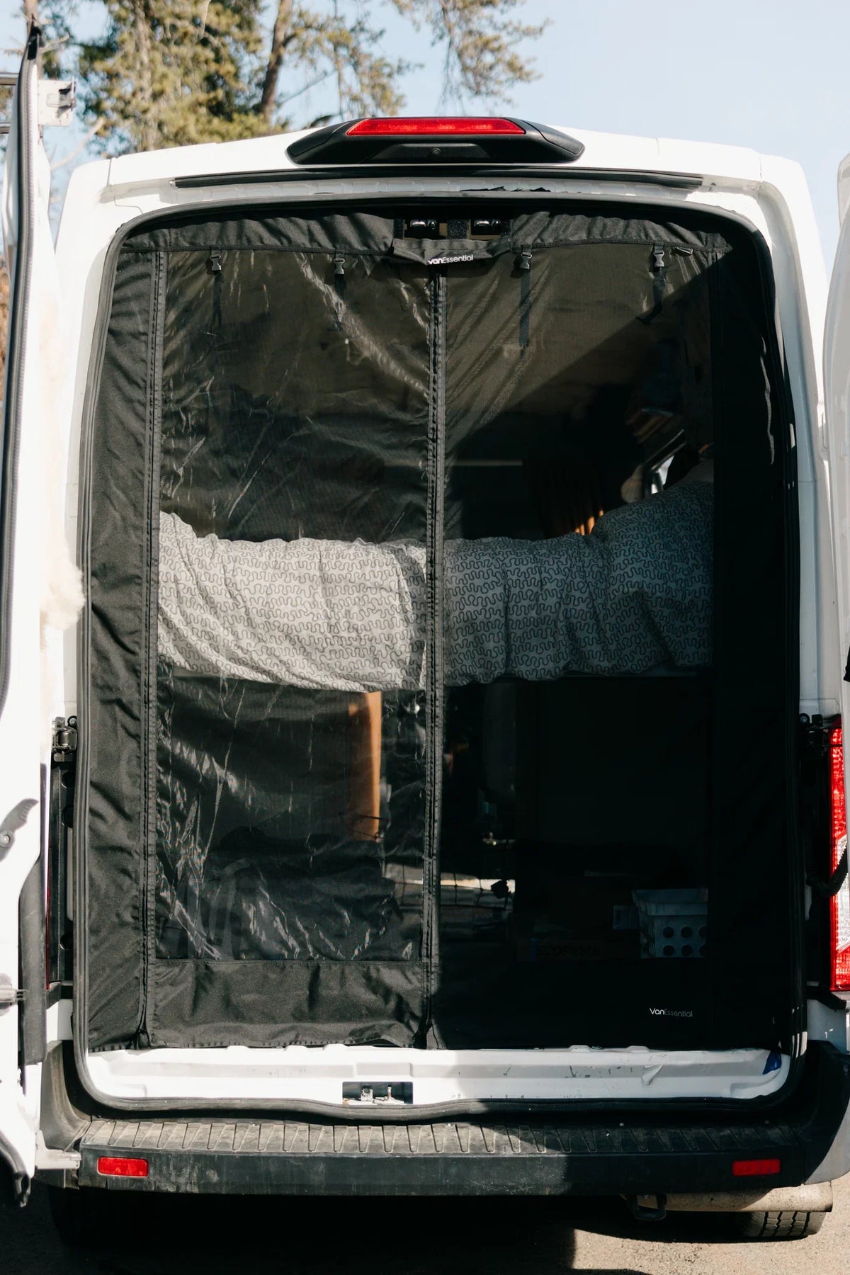 Ford Transit Rear Door Bug Screen | VanEssential