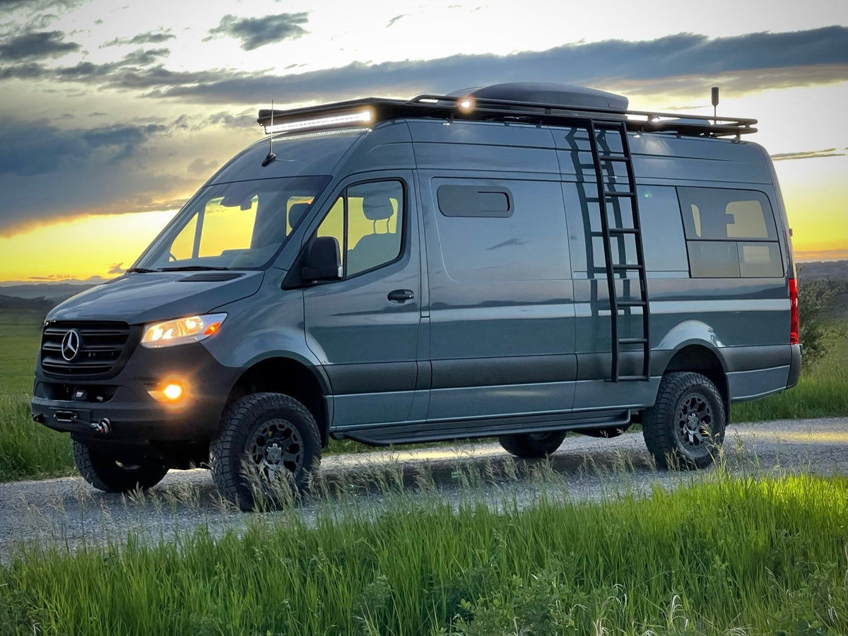 IBEX - Side Ladder High Roof Sprinter Van - 14" - Aluminum