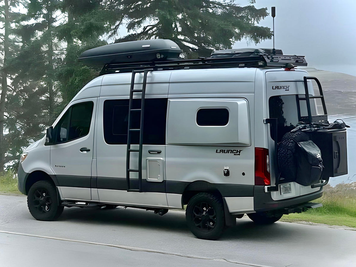 IBEX - Side Ladder - Sprinter Van High Roof 12" - Aluminum
