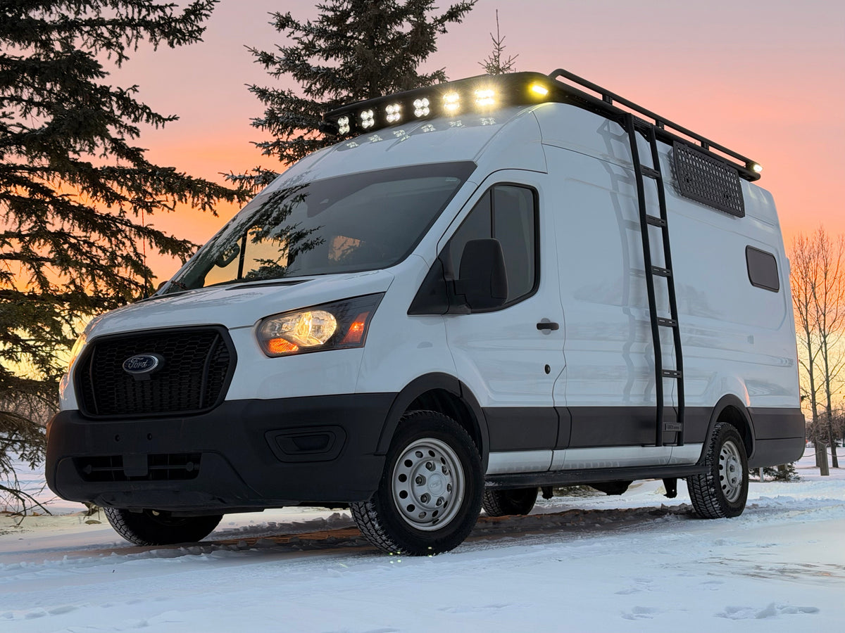 IBEX: Side Ladder - Transit Van High Roof - 14" - Aluminum
