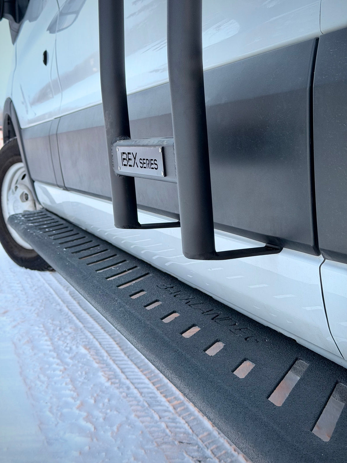 IBEX: Side Ladder - Transit Van High Roof - 14" - Aluminum