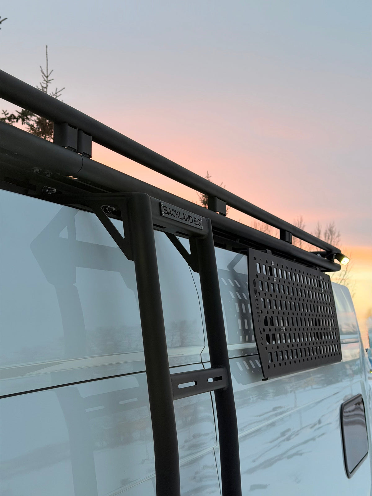 IBEX: Side Ladder - Transit Van High Roof - 14" - Aluminum