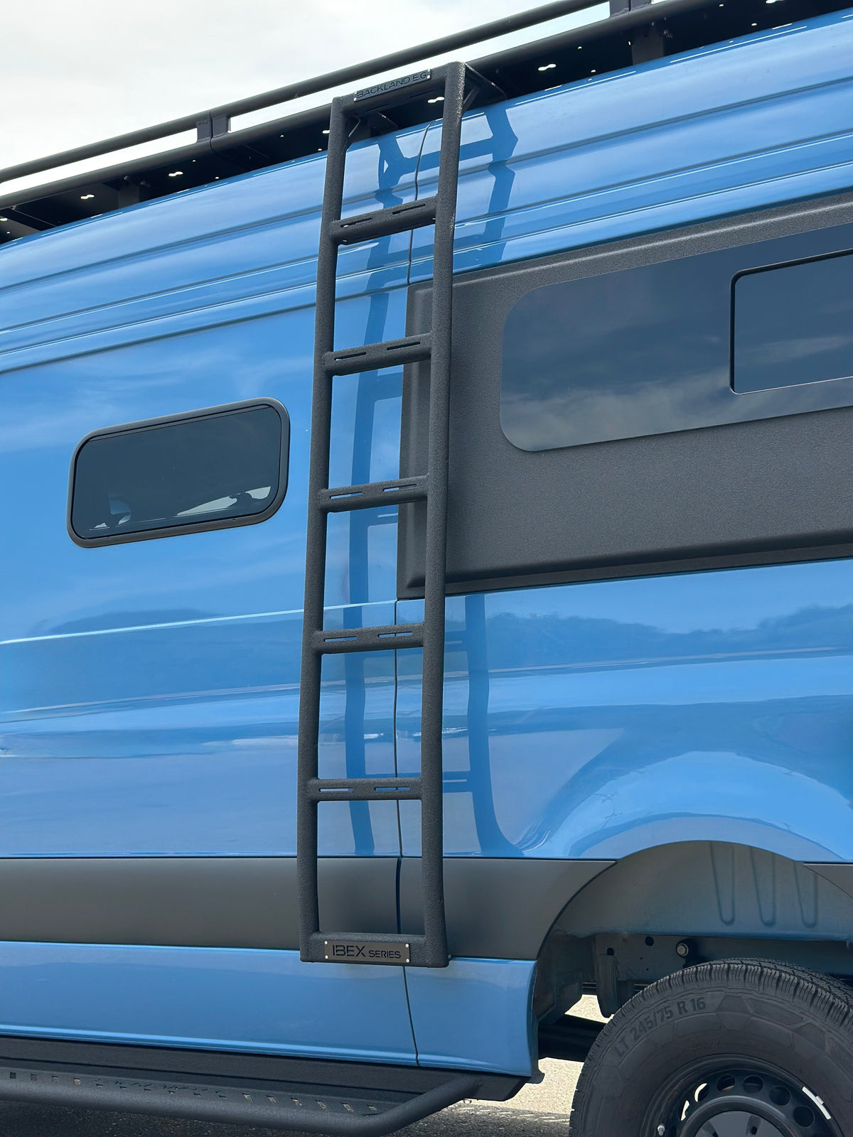 IBEX - Side Ladder - Sprinter Van High Roof 12" - Aluminum