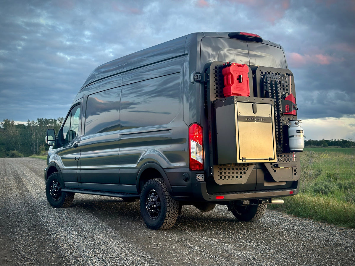 APEX - Side Steps - Transit Van 148" WB - Regular - Aluminum