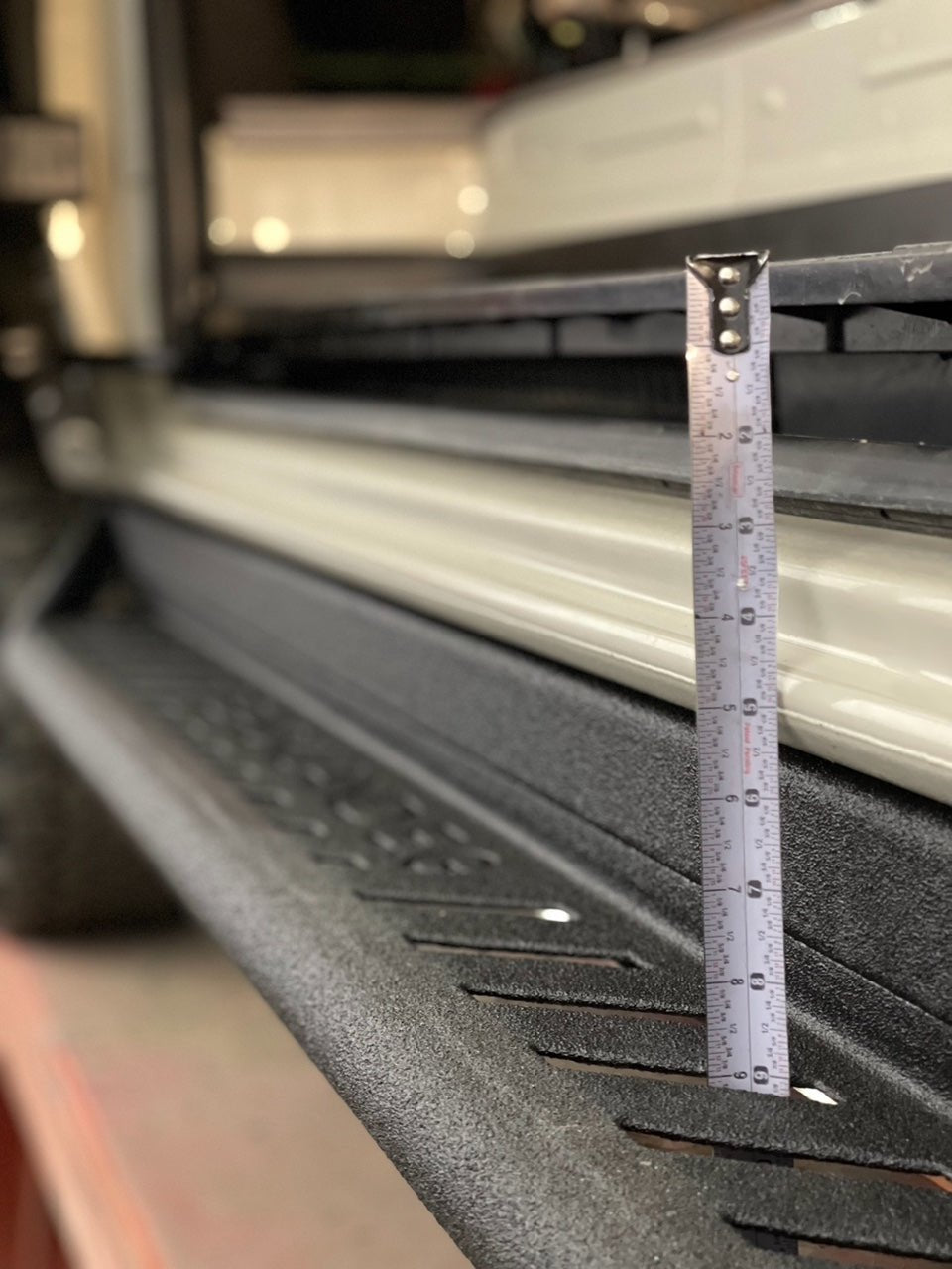 APEX - Rock Sliders / Side Steps - 144 - Drop Down - Shorter Driver Side - Steel
