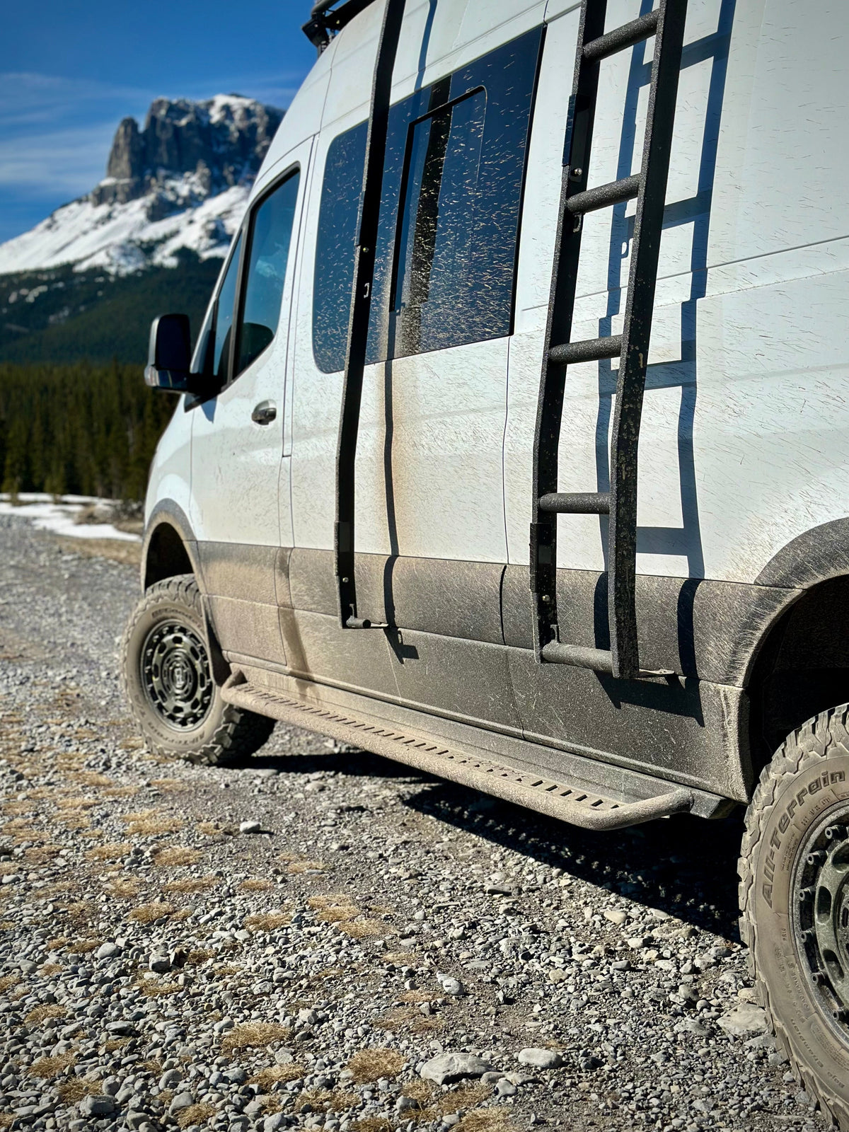 APEX - Rock Sliders / Side Steps - 170 - Drop Down - Steel