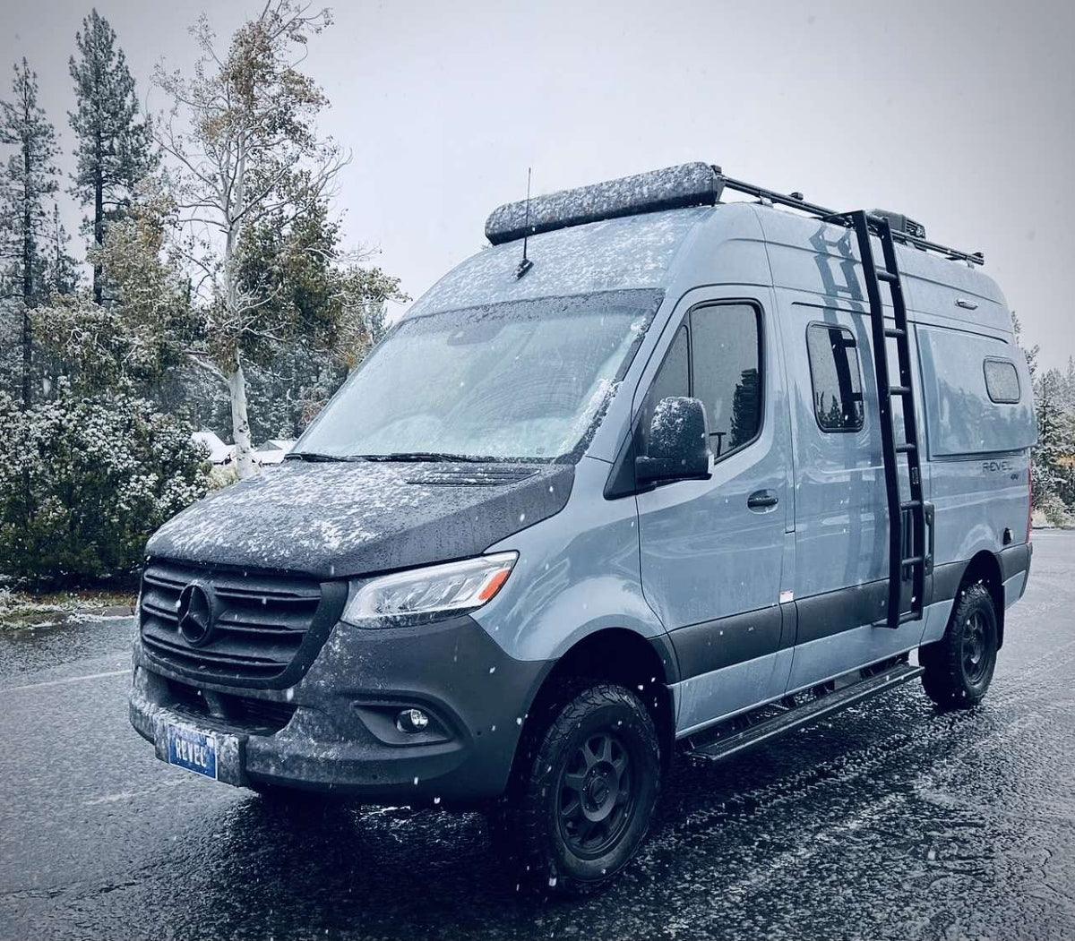 IBEX - Side Ladder - Sprinter Van High Roof 12" - Aluminum