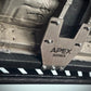 APEX - Side Steps - 144 - Regular - Shorter Driver Side - Aluminum
