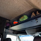 Mercedes Sprinter Headliner Shelf & Curtain Rod | VanEssential