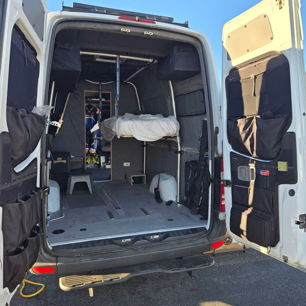 VanEssential Mercedes Sprinter NCV3 (2007 - 2018) Middle Rear Door Storage Panels (Pair)