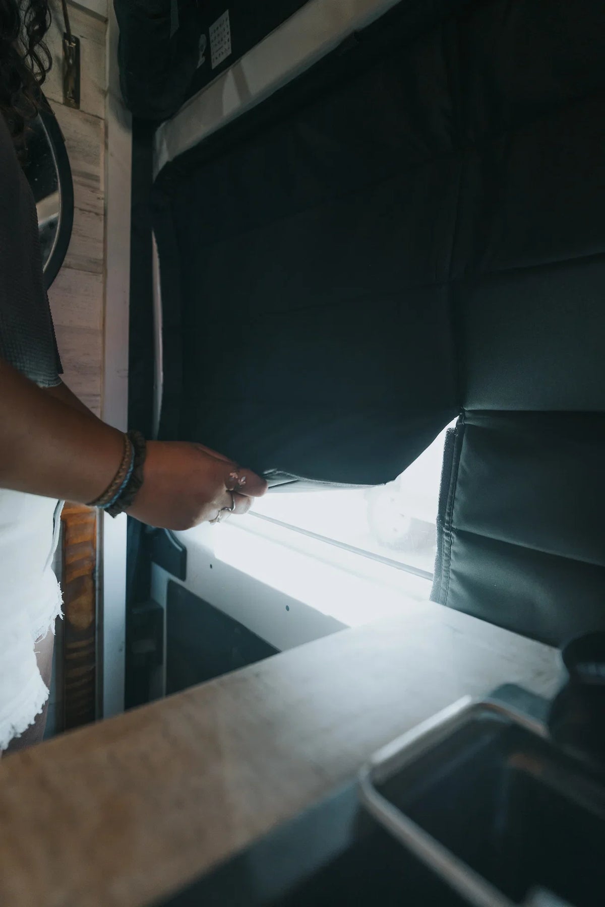 Ram ProMaster Sliding Door Window Cover | VanEssential