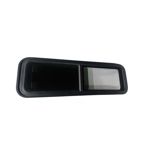 VWD Universal Fit Half-Slider Van Bunk Window Driver Side 33" W x 10" H (VW3310L)