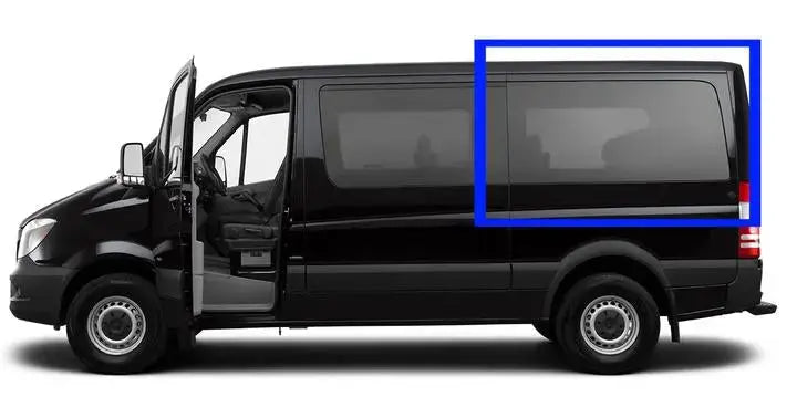 VWD Mercedes Sprinter Van Fixed Window 2007+ Driver Side Rear Quarter 144"WB (SL104-F)