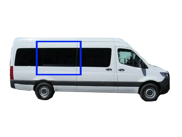 VWD Mercedes Sprinter Van Fixed Window 2007+ Passenger Side Middle (SR102-F)