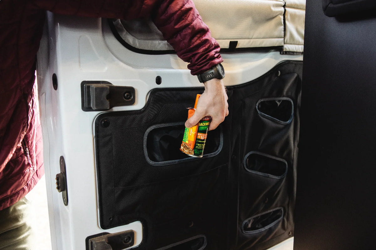 VanEssential Ford Transit Lower Sliding Door Storage Panel