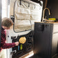 VanEssential Ford Transit Lower Sliding Door Storage Panel