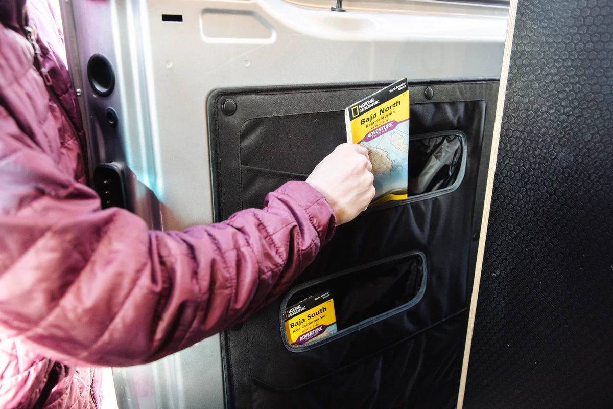 VanEssential Mercedes Sprinter Lower Sliding Door Storage Panel