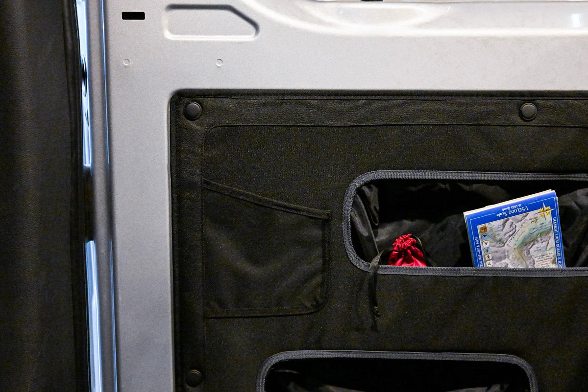 VanEssential Mercedes Sprinter Lower Sliding Door Storage Panel