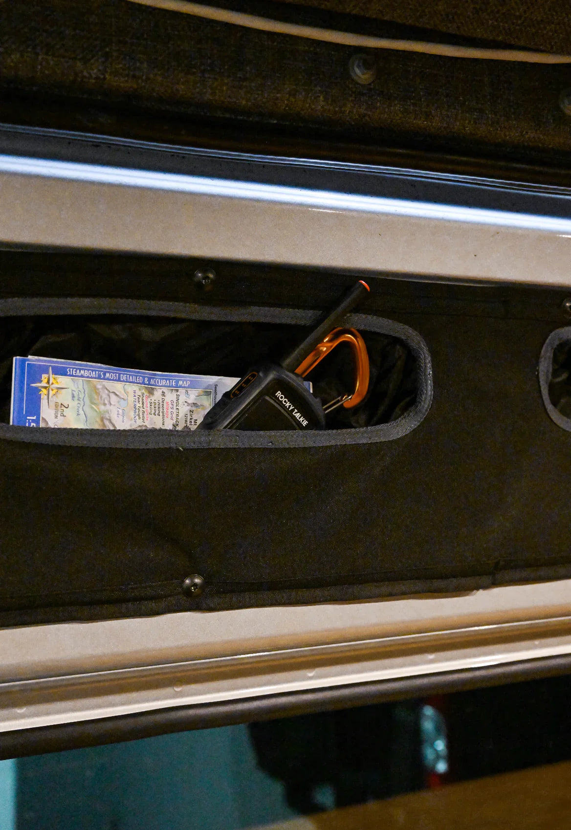 VanEssential Mercedes Sprinter Upper Sliding Door Storage Panel