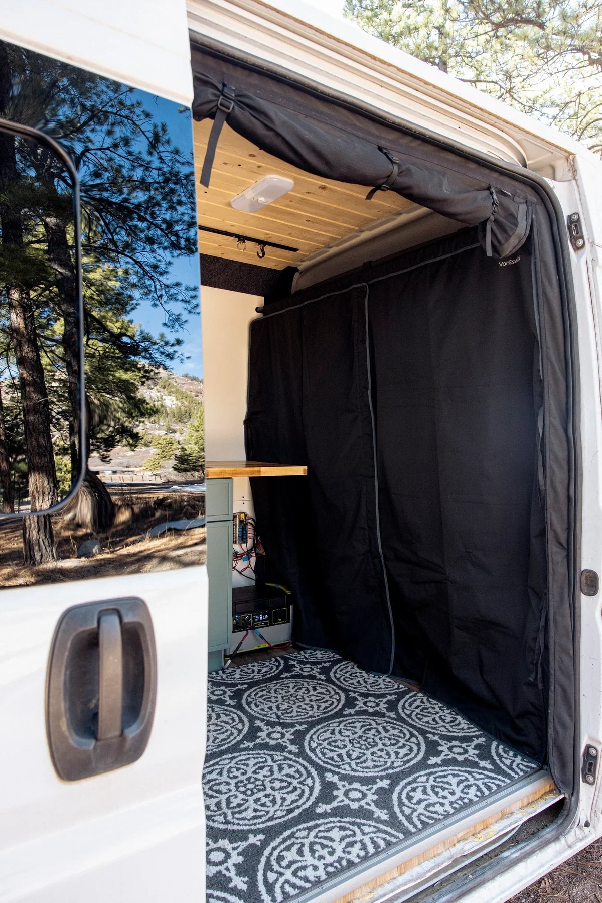 VanEssential Ram ProMaster Insulated Privacy Curtain - High Roof Only