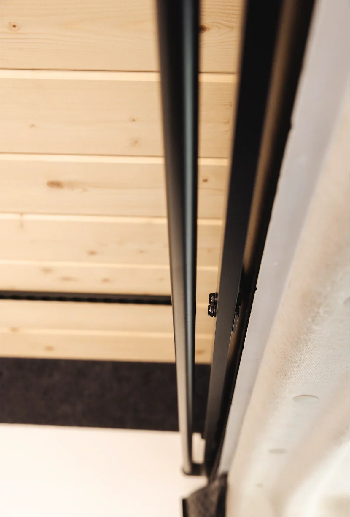 VanEssential Ram ProMaster Headliner Shelf Curtain Rail