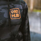 VanHub Black Camo Orange Logo Hoodie