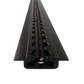Flanged L Track For Campers - Anodized Matte Black