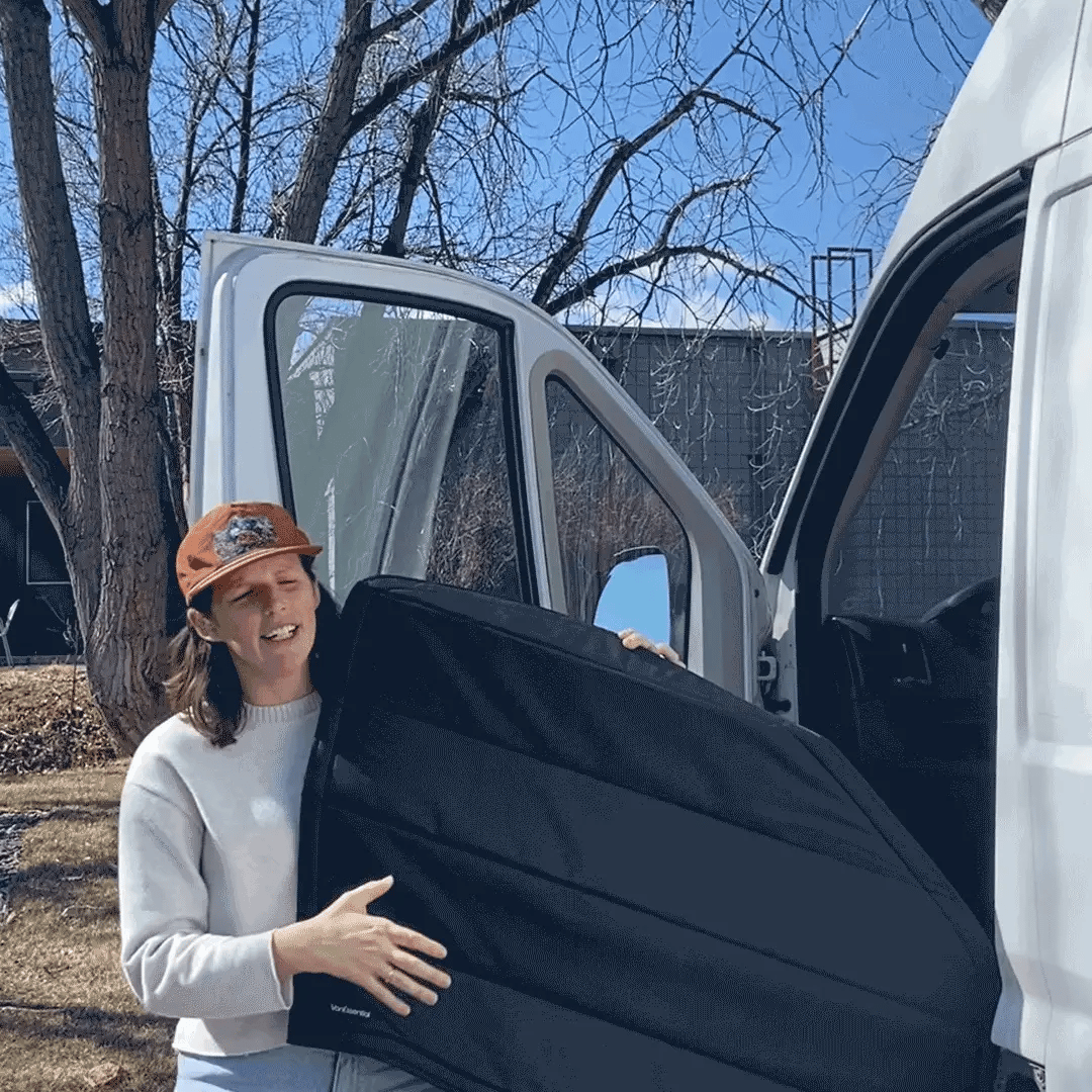 Ram Promaster Stealth Front Door Window Covers (Pair)  | VanEssential